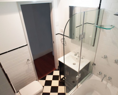 Bathroom remodeled