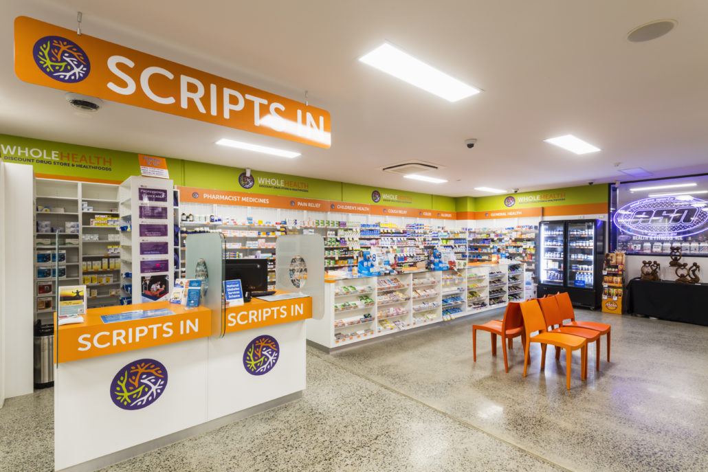 Wholelife Pharmacy Cairns Dispensary design
