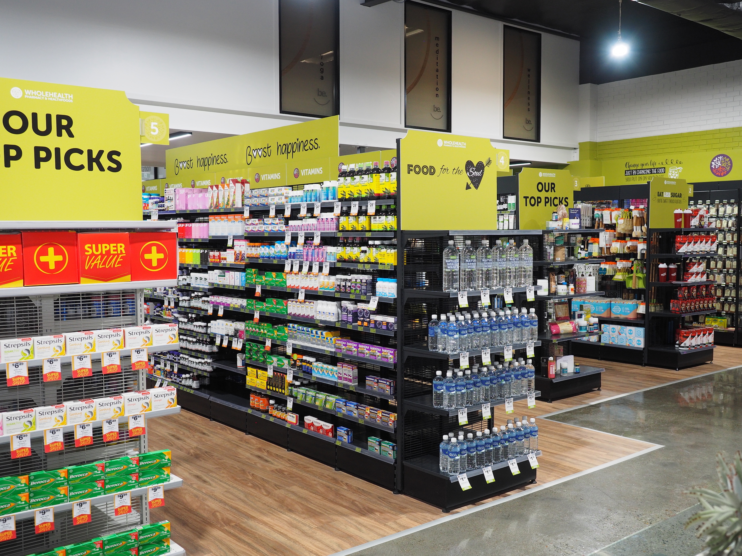 Retail Shop fit of Brisbane Pharmacy